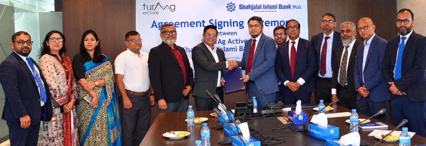 Shahjalal Islami Bank PLC. signed an agreement  with Turaag Active