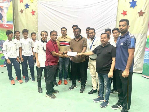 Shahjalal Islami Bank PLC extended financial support to Bangladesh Krira Shikkha Protisthan (BKSP) for purchasing of Mouth Guards for hockey players