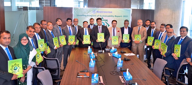 Shahjalal Islami Bank Ltd. unveiled the Bank"s Sustainability Report-2021