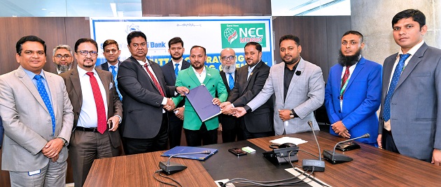 Shahjalal Islami Bank Limited signed a  Remittance Agreement with NEC Money Transfer Ltd.
